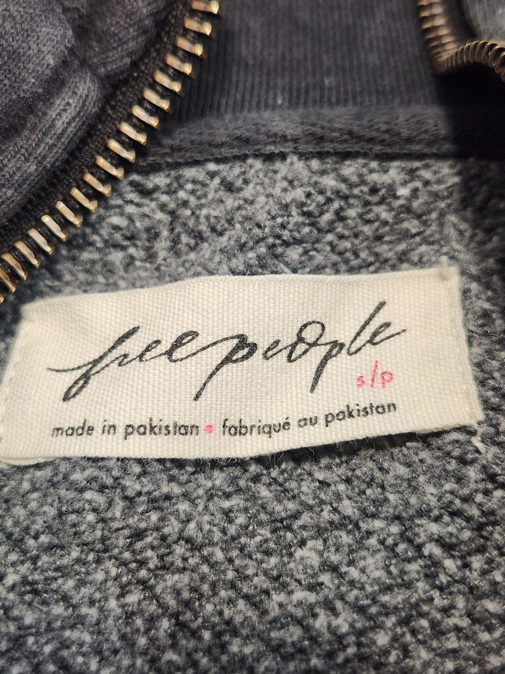 Free People Washed Black Mineral Crop Zip Hoodie S
- Picture 5 of 6